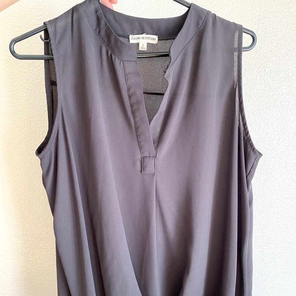 Grey Zenana Outfitters blouse